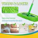 6Pcs Reusable Microfiber Mop Pads Compatible with Swiffer Sweeper, Wet and Dry Flat mop Cover, Replacement Sweeping Mopping pad Refills for Surface/Hardwood Floor Cleaning