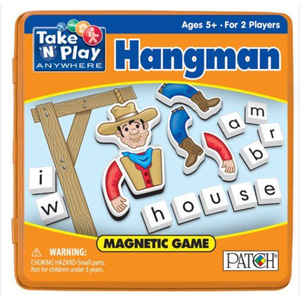 PlayMonster Take N Play Anywhere — Hangman — Easy to Use, Hard to Lose — Fun on the Go Travel Game — For Ages 5+