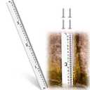 Tellegloww 0-4 Feet 4" Wide Staff Stream Gauge (100ths/10ths/feet)