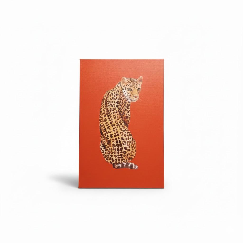 3pcs Framed Cheetah Leopard Bows Lucky 8 Ball Art Poster Aesthetic Girly Room Dopamine Decor Painting Canvas Print Minimalist Preppy Wall Picture For Dorm, Apartment, Modern Home Decoration 16x24in