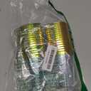 PLASTICPRO Disposable 8 oz Crystal Clear Plastic Tumblers With Gold Rim for Party's & Weddings, Pack of 30