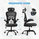 Ergonomic Office Chair, Mesh Home Office Desk Chairs with 3D Headrest