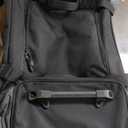 Amazon Basics 35-inch Large Rolling Duffle Bag with Wheels and Handle, Travel Duffle Bag with Durable Ripstop Polyester Material, 2 Layers of Space, Multiple Interior and Exterior Pockets, Black