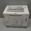 Smart Bird Feeder with Camera, Solar Powered Bird Feeder Camera for Outdoors, AI Bird Identification, Auto Capture & App Notification, Waterproof Bird House for Backyard Garden Present (Green01)