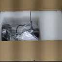 Flush Mount Ceiling Light Fixture < Bulb NOT Included >, Black Metal Frame Ceiling Light Fixture with Seeded Glass, Farmhouse Light Fixture for Kitchen Island Entryway Porch Foyer