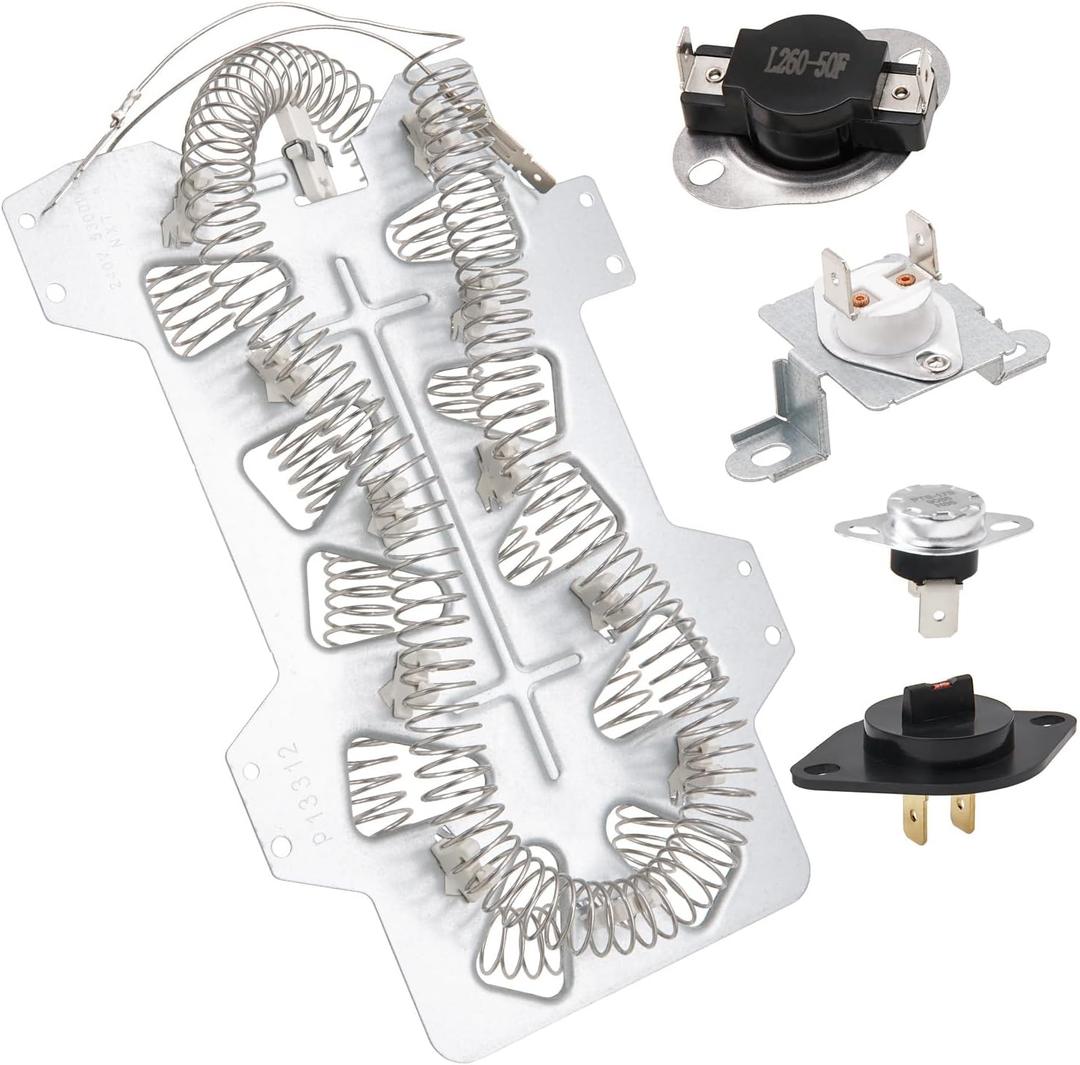 DV42H5200EW/A3 DV48H7400EW/A2 DVE45R6100C/A3 Heating Element Fit for Samsung Dryer DV42H5000EW/A3 DV45H7000EW/A2 DVE50R5400V/A3 DVE50M7450W/A3 DV210AEW/XAA DV206AES/XAA