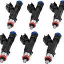 0280158119 Fuel Injectors Compatible with 2007-2010 Jeep Wrangler 3.8L, 2008-2010 Dodge Grand Caravan 3.3/3.8L, 2008-2010 Chrysler Town & Country 3.3/3.8L, 2009-2010 Routan 3.8L 04861667AA 6Pcs