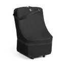 J.L. Childress Wheelie Car Seat Bag - Travel Bag for Airplane, Fits Most Baby & Infant Car Seats, Boosters, & Carriers, Airport Accessories for Gate Check or Baggage Check, Dual Rubber Wheels - Black