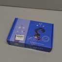 Short Black Blue Bob Wig with Bangs for Women Natural Looking Heat Resistant Synthetic Fiber Wavy Bob Wigs for Daily Party Cosplay Use14 Inch