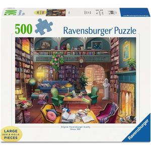 Ravensburger - Dream Library - 500 Piece Large Format Jigsaw Puzzle - Beautiful Colors and Intricate Details - Premium Quality - Puzzles for Adults