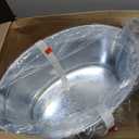 Large 6-Gallon Galvanized Tin Beverage Tub, 20x14x10 inches (Pack of 2)