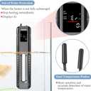 FEDOUR 600W 800W Titanium Aquarium Heater with External Controller, LED Digital Display Submersible Heater with Overheating Protection, for up to 220Gallon Fish and Turtle Tank (800W for up to 220Gal)