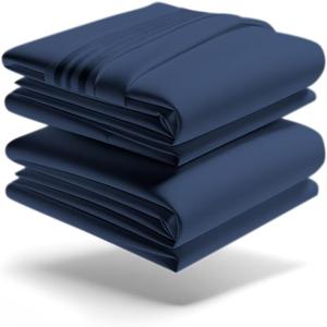 Mezzati Brushed Microfiber Waterbed Sheet Set - Ultra Soft and Lightweight for Ultimate Sleep Comfort, Wrinkle Free and Color Fade Resistant 