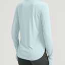 Soothfeel Women's UPF 50+ Shirts Long Sleeve 1/4 Zip Pullover UV Sun Protection Golf Shirt Workout Athletic Tops for Women (Gray, M)