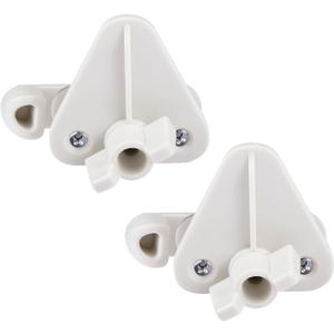 2 Sets Pontoon Gate Latch Replacement Kit, Pontoon Door Latch Fits 1-1.25inch Square Frames Boat Latch Lock Pontoon Gate Accessories Suitable for Left & Right Hinged Doors Includes Hardware