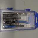 15PC SAE Thread Repair Kit 7/16-14 inch HSS Drill Helicoil Repair Kit for Internal Screw Holes Repairing (Blue)