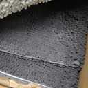 OLANLY Bathroom Runner Rugs 70x24, Soft Absorbent Chenille Bath Rugs, Rubber Backing Quick Dry, Machine Washable Long Bath Mats for Bathroom Floor, Tub and Shower, Home Decor Accessories, Dark Grey