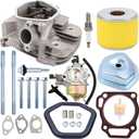 Cylinder Head Kit Compatible with Honda GX340 GX390 11HP 13HP Engine and Power with Carburetor