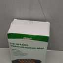 UTK Vibrating Far Infrared Heating Pad for Back Pain Relief, Hot to 159, Lower Back Massager Gift for Women Men, FSA-HSA Eligible, 3 Vibration, 16 Timers Auto-Off, 20 Jades, 35-55" Adjustable Size