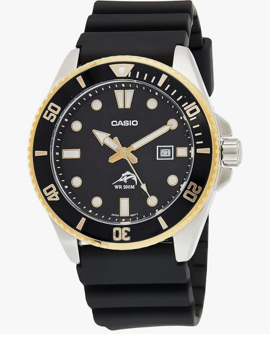 Casio MDV106 Series | Unisex Analog Watch | 200M WR | Stainless Steel Case | Resin Band | 2 Hand Analog (HR, Min, SEC) | Date Display | Screw Down Crown/Screw Down Caseback | 3 Year Battery