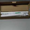 Closet Rods for Hanging Clothes, 17 to 84 Inch Heavy Duty Stepless Adjustable Closet Hanging Rod, 1.3 Inch Diameter Metal Closet Rod for Wardrobes Laundry Bedroom RV, White