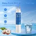 Water Filter Replacement Compatible with Frigidaire FPPWFU01, FPPWFU01, PurePour PWF-1, PureAdvantage PWF-1 Water Filter and PureAir Ultra II PAULTRA2 Air Filter Combo (3+3)