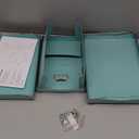 SEEKIND Foldable Storage Box with Lids and Handles Decorative, 3 in 1 Set, Multiple Size Plastic Box for Clothes, Cosmetic, Books