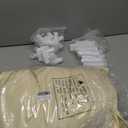 Large Kids Tent Playhouse Base Fabric with Star Lights, Flags and Tote Bags, Kids Play Tent Indoor & Outdoor, Washable Teepee Tent for Boys & Girls, Play House for Toddler, Neutral Color