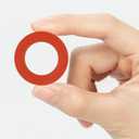 ZDBB 80 Pcs Garden Hose Gasket Rubber Seal, Fits All Standard 3/4 Inch Outdoor Hose Fittings with Heavy Duty Red and Black Self-Locking Tabs to Hold The Gasket Securely in The Fitting