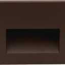 NICOR Lighting STW11203KHBZ STW Step Light, 5x3, Bronze