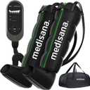 Medisana Leg Compression Massager for Circulation, Compression Boots with 6 Modes & 7 Intensities, Rechargeable Full Leg Massager for Athletes, Muscle Recovery & Pain Relief, Christmas Gifts (X-Large)