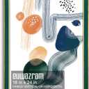 Suede 18x24 Frame - Single Frame, Christmas Elegant Green 18 x 24 Poster Frame, 18x24 Picture Frame for Artwork Puzzles Photos and Movie Posters