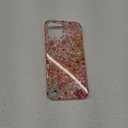 Qokey for iPhone 15 Plus/14 Plus Case 6.7 inch,Cute Flower Design for Women,Shell Pattern Soft Bumper Lightweight Fit Shockproof Phone Cover,Pink Floral
