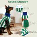 Dog Sweater, Dog Sweaters for Large Dogs, DogSweater Christmas, Warm Pet Coat for Large Breeds, Turtleneck Fall Winter Knitwear Clothes for Golden Retrievers,Labradors,Doberman, Green,U-LDS01M