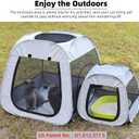 Tenrai Portable Cat Playpen, Trapezoidal Design for Better Standing, Foldable Pet Tent for Indoor and Outdoor Use of Kitten and Puppy, Dog Play Enclosure, Cat Houses & Condos