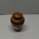 Cremation Urn for Human Ashes Adult Male or Female, Wooden Urn, Hand Carved Memorial, Large Adult Urn, Burial Urn, Wood Turned Casket for Men Women, Funeral Urn for Ashes (Keepsake 15 Cu/in)