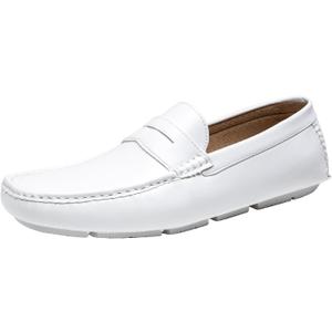 Jousen Men's Loafers Casual Slip On Shoes Soft Penny Loafers for Men Lightweight Driving Boat Shoes, Size 9.5