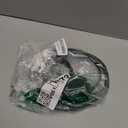 3 Outlet Extension Cord with Hand/Foot Switch and Light Indicator with Safety Twist-Lock, 16/2, 8 Feet Green, UL Listed