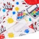 Vieille Little Girls Sleeveless Dress Cute Summer Sundress with Pocket 2-7 Years (3-4T, Back to School)