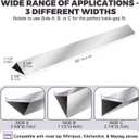 30" Slide-In Range Rear Filler Kit Silver