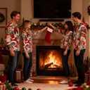 RAISEVERN Christmas Sweatshirt for Men Women Funny Pullover Xmas Top