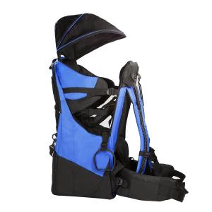 ClevrPlus Deluxe Adjustable Baby Carrier Outdoor Hiking Child Backpack Camping (Blue)