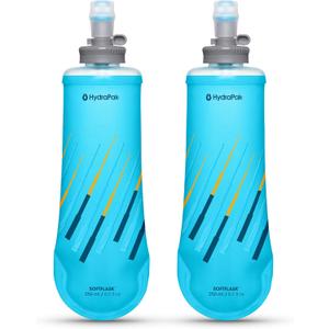 HydraPak SoftFlask - Collapsible Nutrition Flask (150ml or 250ml) - BPA Free, Easy Open Cap, Foldable, Lightweight (Malibu)