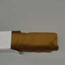 DEZENE Throw Pillow Covers 18x18 Golden Brown: Pack of 2 Cozy Soft Velvet Square Modern Luxury Decorative Throw Pillow Cases for Sofa Couch Living Room Bed Home Decor