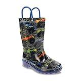 Western Chief Girls' Waterproof Rain Boots That Light up with Each Step