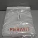 9.1" x 11.6" Outdoor Permit Brochure Holder Waterproof Wall Mount Literature Box with Lid Screws Clear Acrylic Document Holder Fits Letter Size A4 Flyers Booklets Pamphlets Includes "PERMIT" Decal