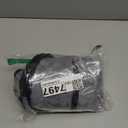 Oversized Clear Hat Storage Box for Women, Cowboy Hat Organizer for Closet, Wide Brims Hat Case with Carrying Handles, Hat Bag (Grey)