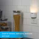 GE Ultrabrite Dimmable Sconce LED Night Light GEPlug-In, Energy Efficient, Dusk-to-Dawn Sensor, Adjustable Brightness, Ideal for Bedroom, Bathroom, Hallway, Nursery, White, 45123, 1 Pack,