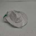 Cowboy Hat for Women Men 6 Sparkly Stars Brim & Rhinestone Belt Western Cowgirl Hat with Sunglasses Bandanas (White)