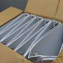 Cardinal Economy 3-Ring Binders, 1", Round Rings, Holds 225 Sheets, ClearVue Presentation View, Non-Stick, White, Carton of 12 (90621)